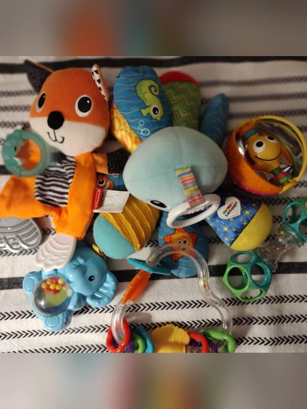 15 Piece Lot Of Developmental Baby Toys